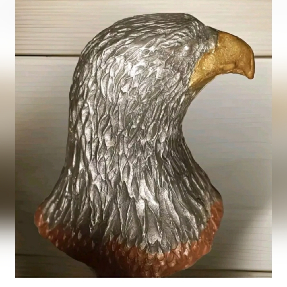 Vintage Greg Neeley Signed Pewter American Audubon Bald Eagle 2.25"